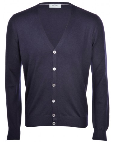 Cardigan blu Gran Sasso