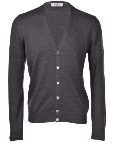 Cardigan grigio Gran Sasso