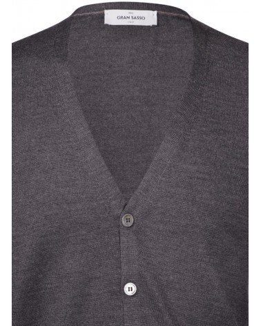 Cardigan grigio Gran Sasso