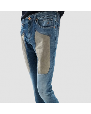 Jeans jeckerson John con toppe grigie