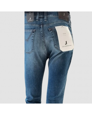 Jeans jeckerson John con toppe grigie