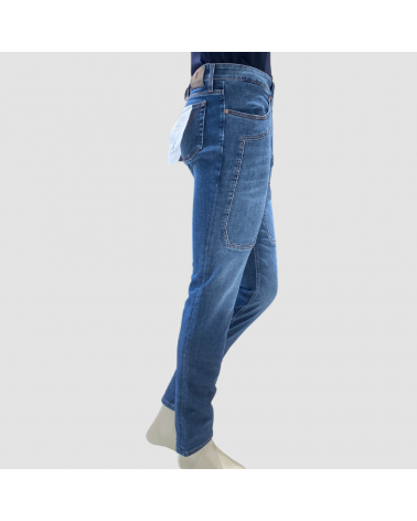 Jeans Jeckerson John con toppe cucite