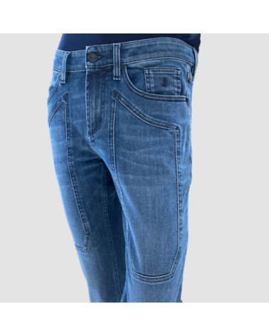 Jeans Jeckerson John con toppe cucite